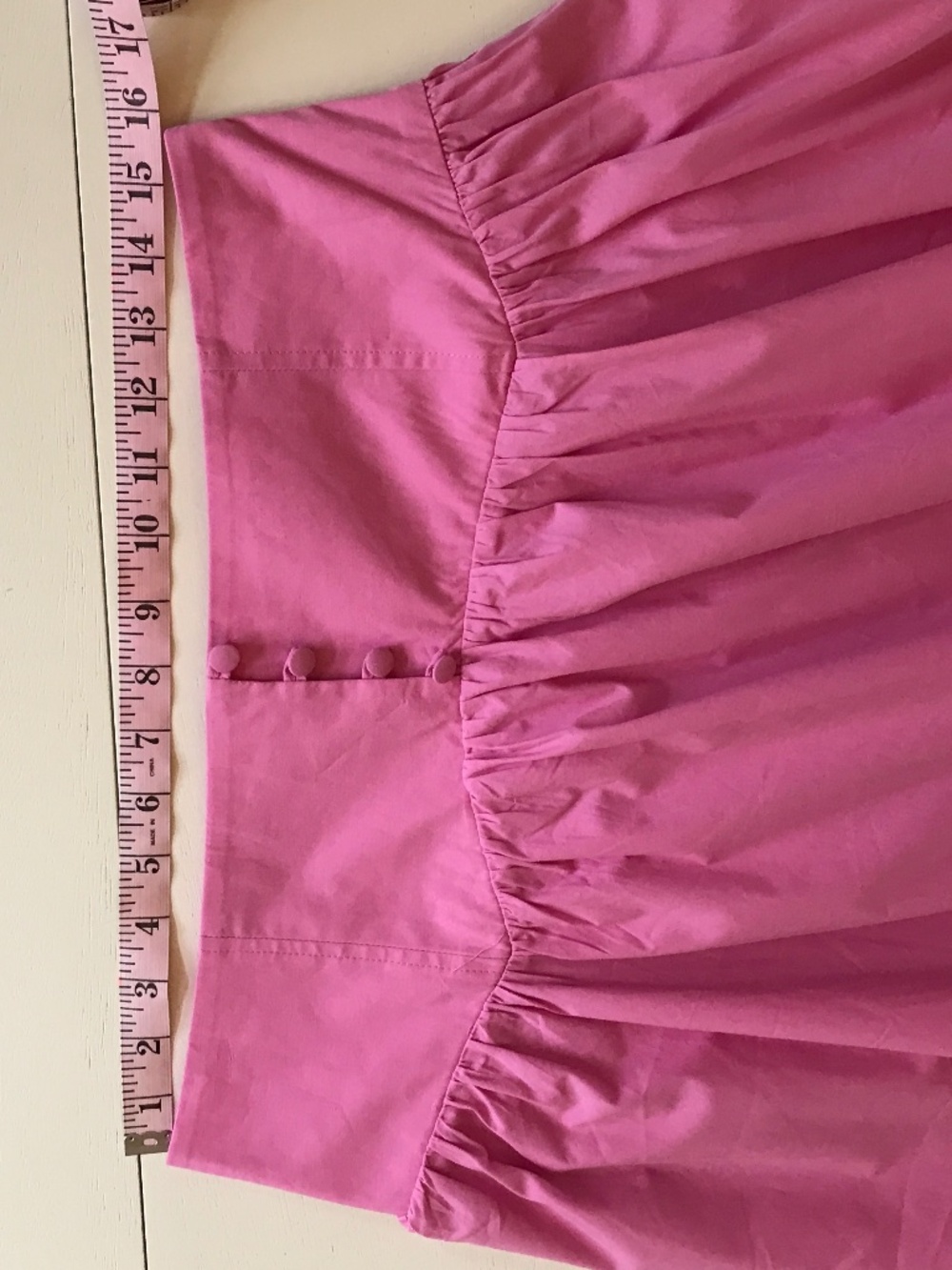 MAEVE BOHO-CHIC PINK BUTTON WAIST FLOWY MIDI SKIRT - Picture 4 of 15